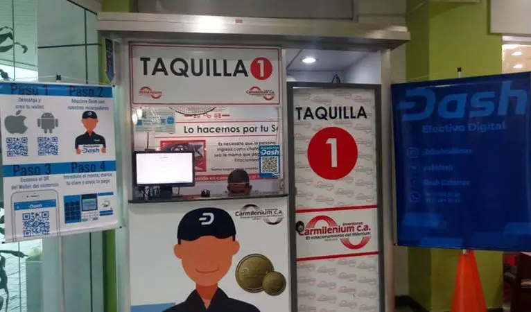 Dash Added for Parking Payments at Venezuelan Shopping Mall, Surpasses Fiat Payments