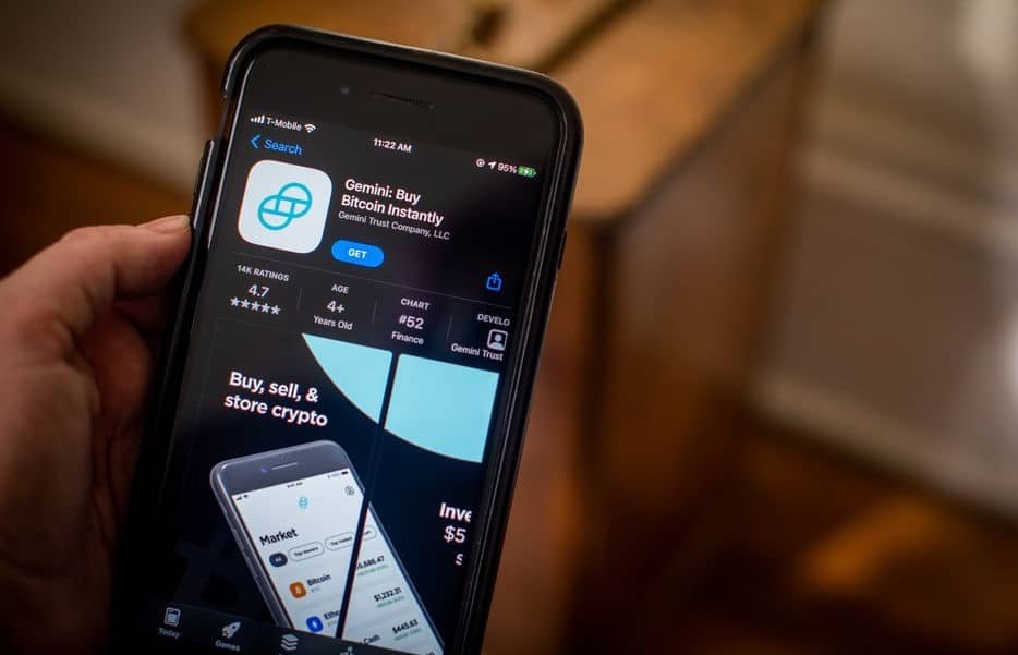 Gemini Crypto Exchange app