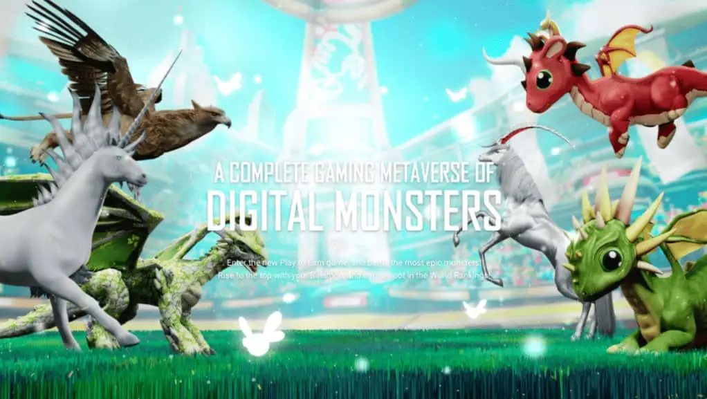 Metaverso Binamon digital monsters